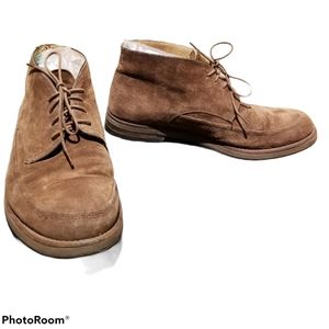 BALLY Brown Suede Chukka Boots (Size 9.5)